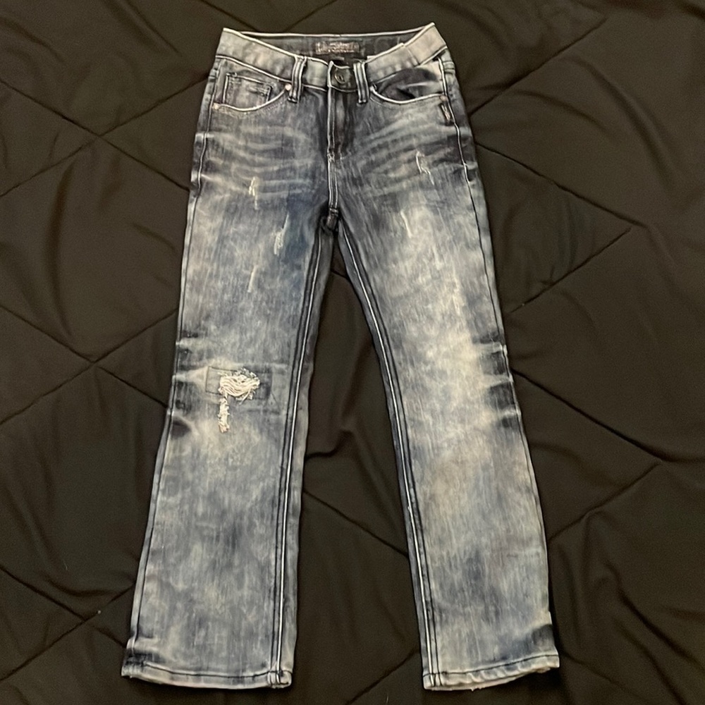 Boys Silver Denim Jeans